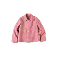 Indian Linen Silk Tweed Square Jacket