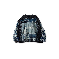 Indigo Picture Book Bandana T-shirt