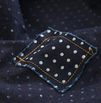 Indigo Picture Book Bandana T-shirt Detail