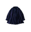 Indigo Chestnut Satin Smock Blouse