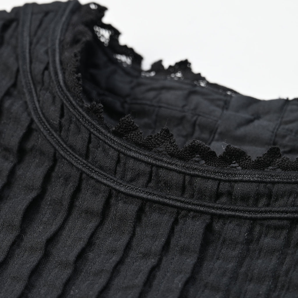 Dobby Stripe Sleeveless Top Detail