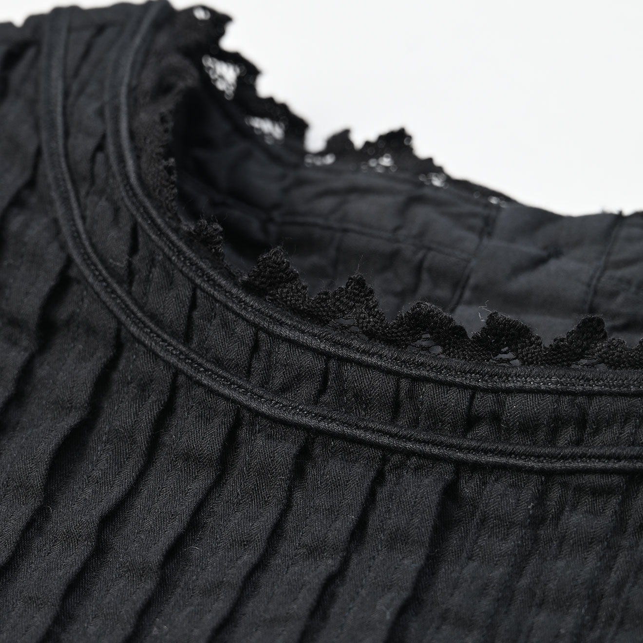 Dobby Stripe Sleeveless Top Detail