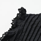 Dobby Stripe Sleeveless Top Detail