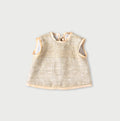 Indian Linen Silk Tweed Camisole Beige