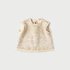 Indian Linen Silk Tweed Camisole Beige