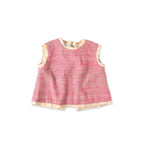 Indian Linen Silk Tweed Camisole Pink