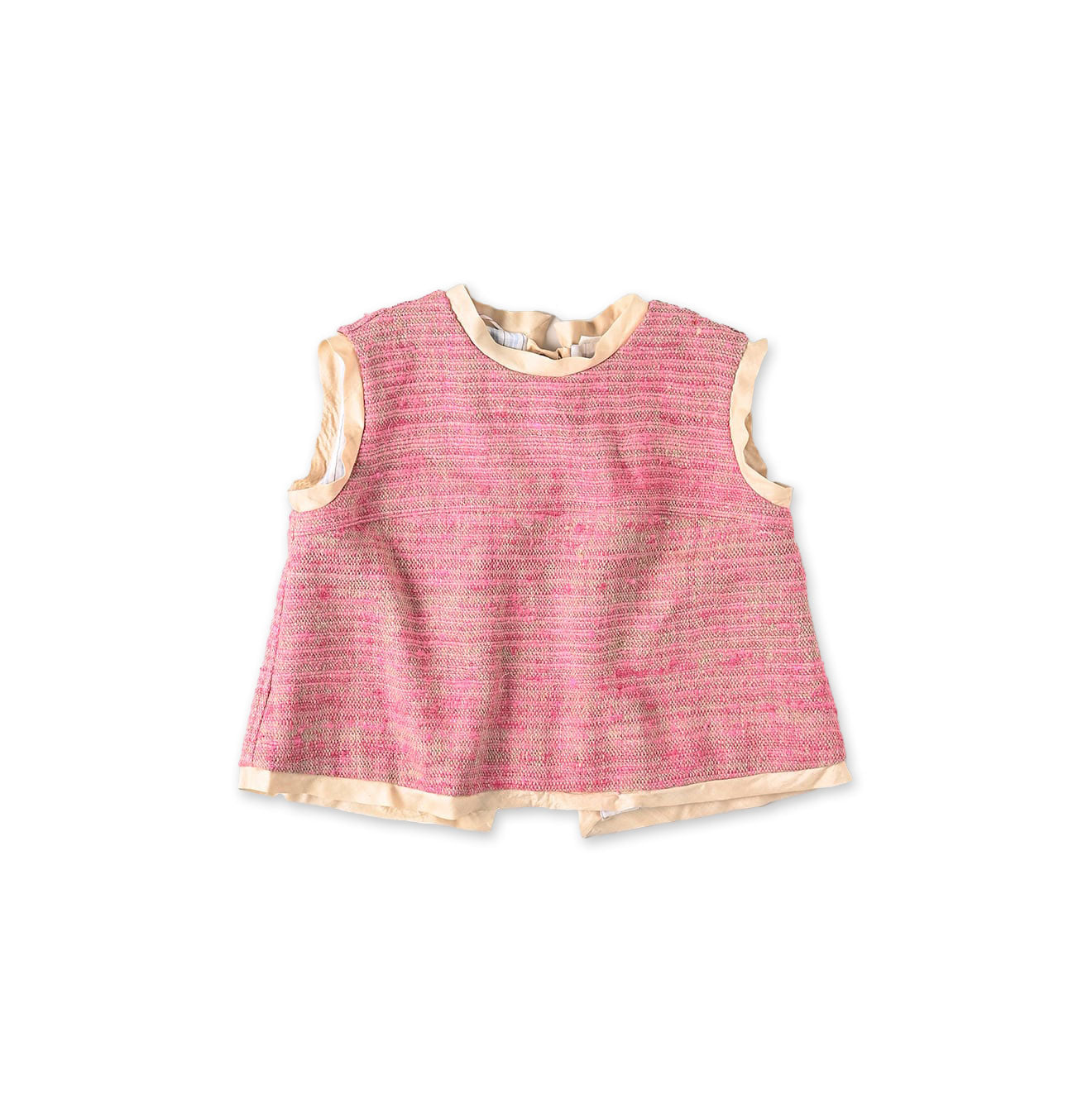 Indian Linen Silk Tweed Camisole Pink
