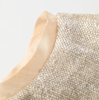 Indian Linen Silk Tweed Camisole Detail