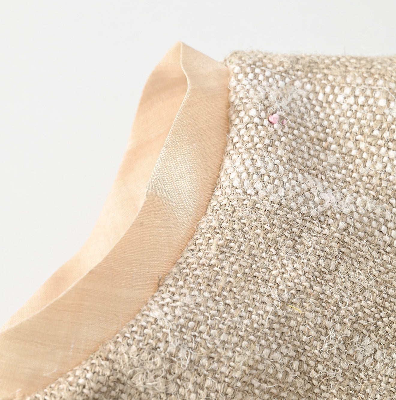 Indian Linen Silk Tweed Camisole Detail