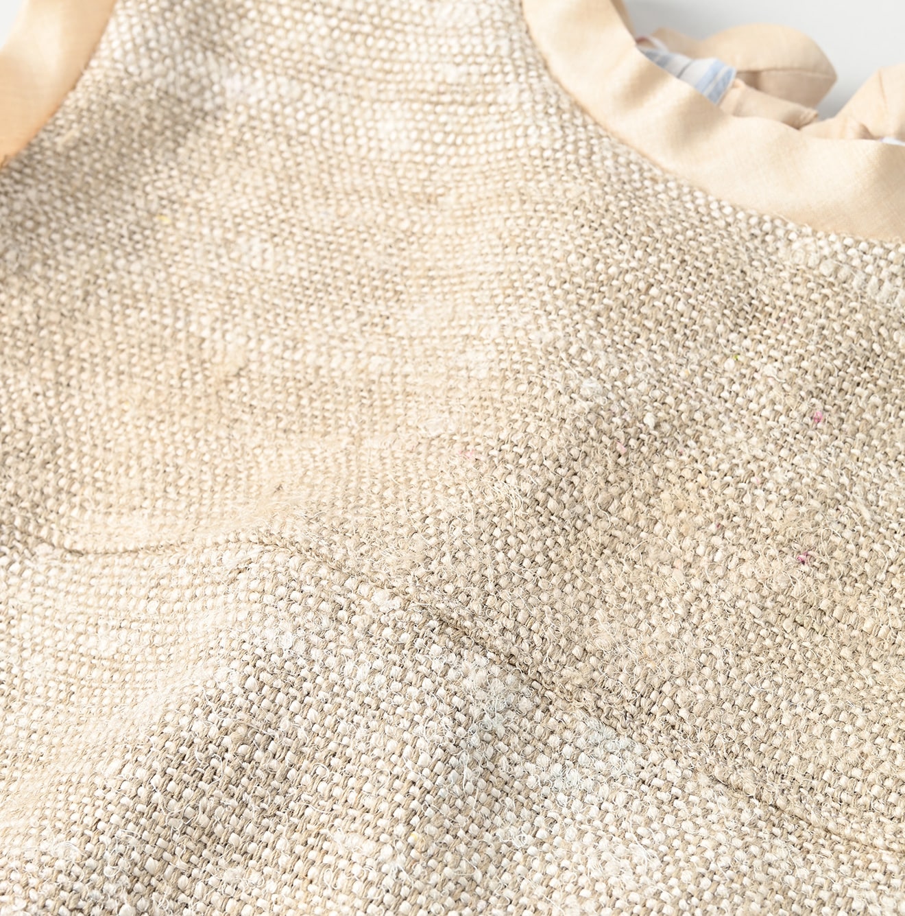 Indian Linen Silk Tweed Camisole Detail