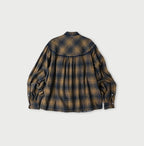 Indigo Zimbabwean Flannel Tambourine Blouse Back