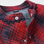 Indigo Zimbabwean Flannel Tambourine Blouse Detail