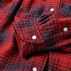 Indigo Zimbabwean Flannel Tambourine Blouse Detail