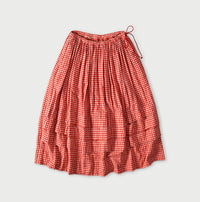 Gauze Double Woven Tuck Skirt