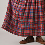 Gauze Double Woven Tuck Skirt Detail