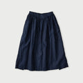 Indigo Dot Print Apron Skirt 45 x Ruri