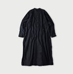 Chestnut Satin Pleats Dress Back