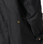 Chestnut Satin Pleats Dress Detail