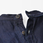 Indigo Chestnut Satin Tuck Dress Detail