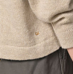 Cashmere Linen Ribbon Knit Detail