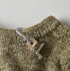 Cashmere Linen Ribbon Knit Detail