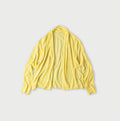 Plant Dyed Cashmere Super Gauze Cache-Coeur Yellow
