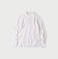 Plant Dyed Cashmere Super Gauze Henley Off White