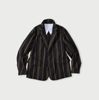 Gabardine Bulltile 908 Miyuki Jacket Regiment Stripes