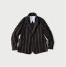 Gabardine Bulltile 908 Miyuki Jacket Regiment Stripes