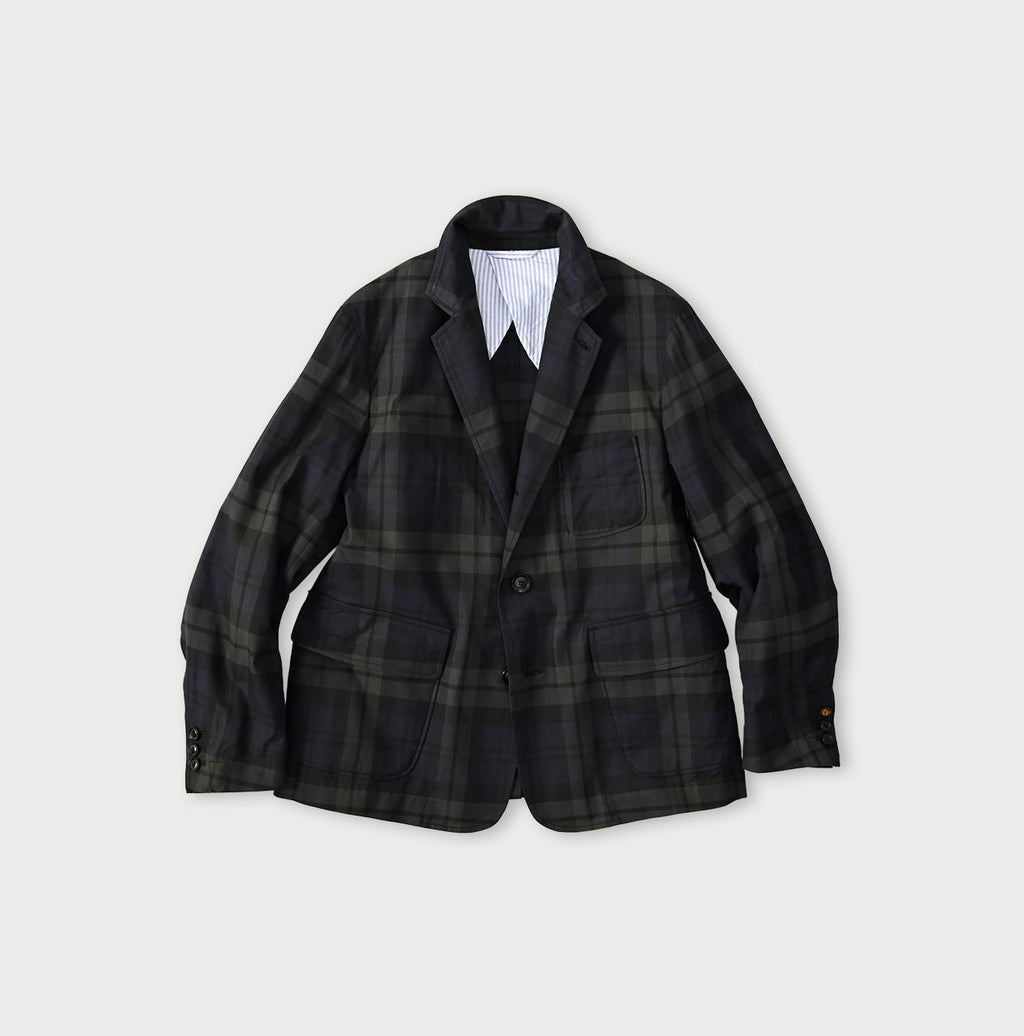 Gabardine Bulltile 908 Miyuki Jacket Black Watch