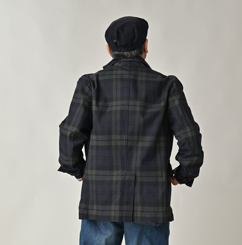 Gabardine Bulltile 908 Miyuki Jacket Detail