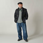 Gabardine Bulltile 908 Miyuki Jacket Male Model