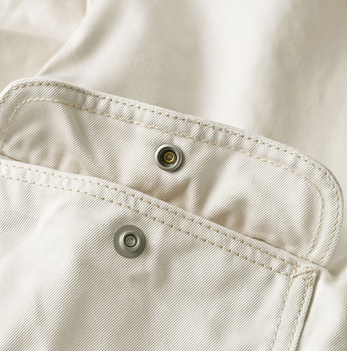 Double Thread Chino 908 Coverall Detail