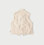 Linen Duck 908 Hunting Vest Kinari Back
