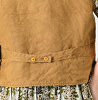 Linen Duck 908 Hunting Vest Detail