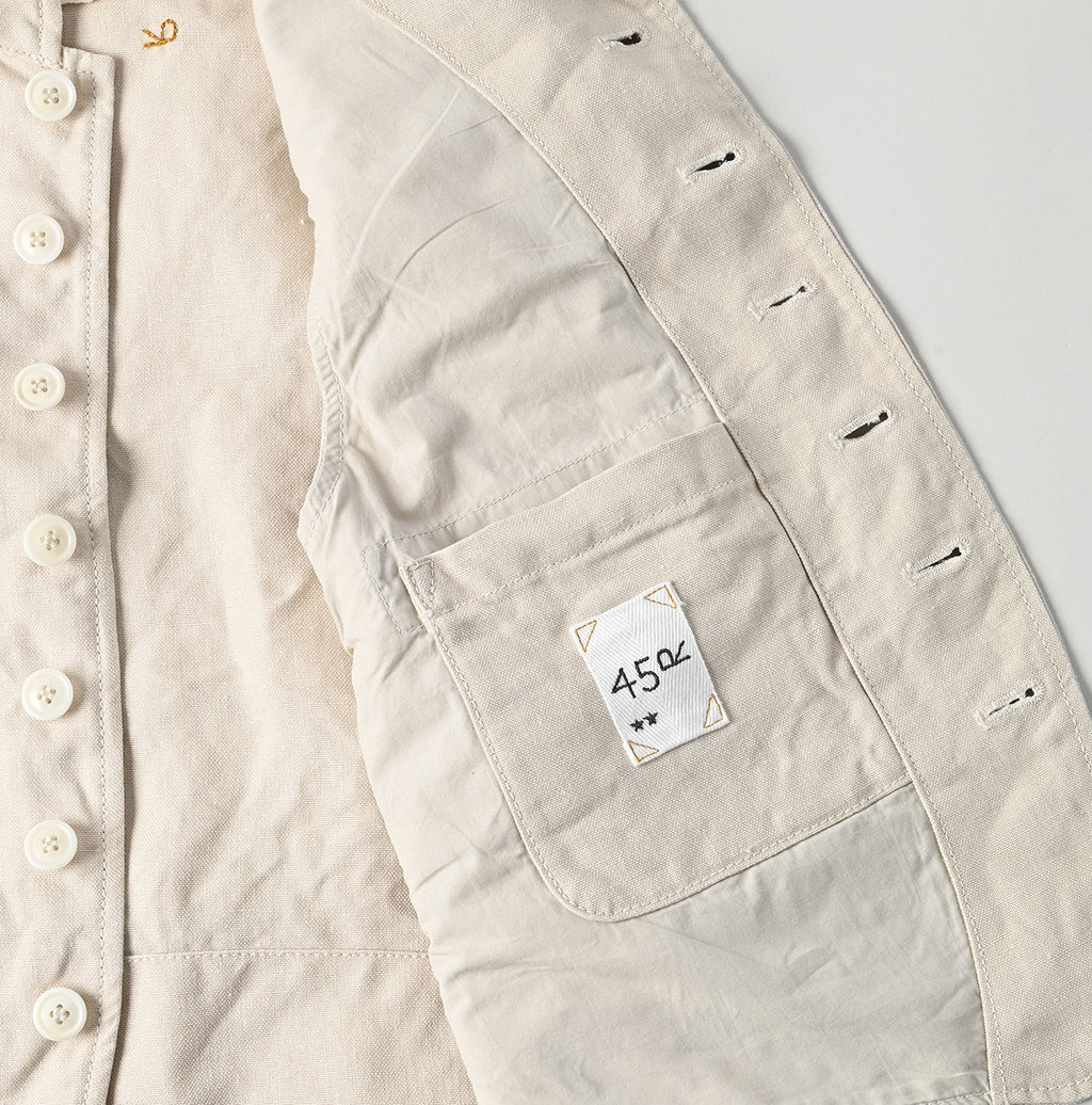 Linen Duck 908 Hunting Vest Detail