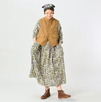 Linen Duck 908 Hunting Vest Female Model