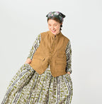 Linen Duck 908 Hunting Vest Female Model