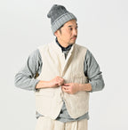 Linen Duck 908 Hunting Vest Male Model