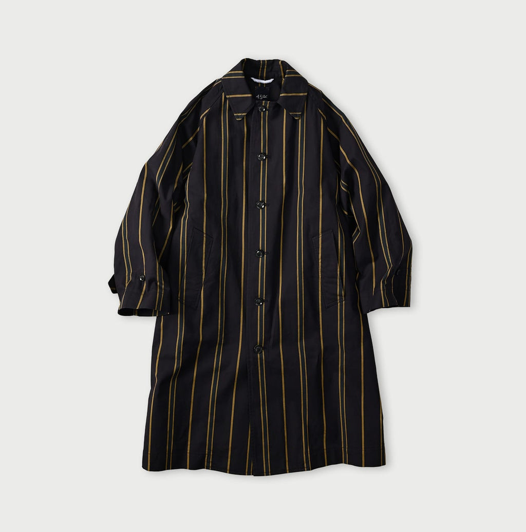 Gabardine Bulltile 908 Soutien Collar Coat Regiment Stripes