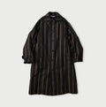 Gabardine Bulltile 908 Soutien Collar Coat Regiment Stripes