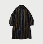 Gabardine Bulltile 908 Soutien Collar Coat Regiment Stripes