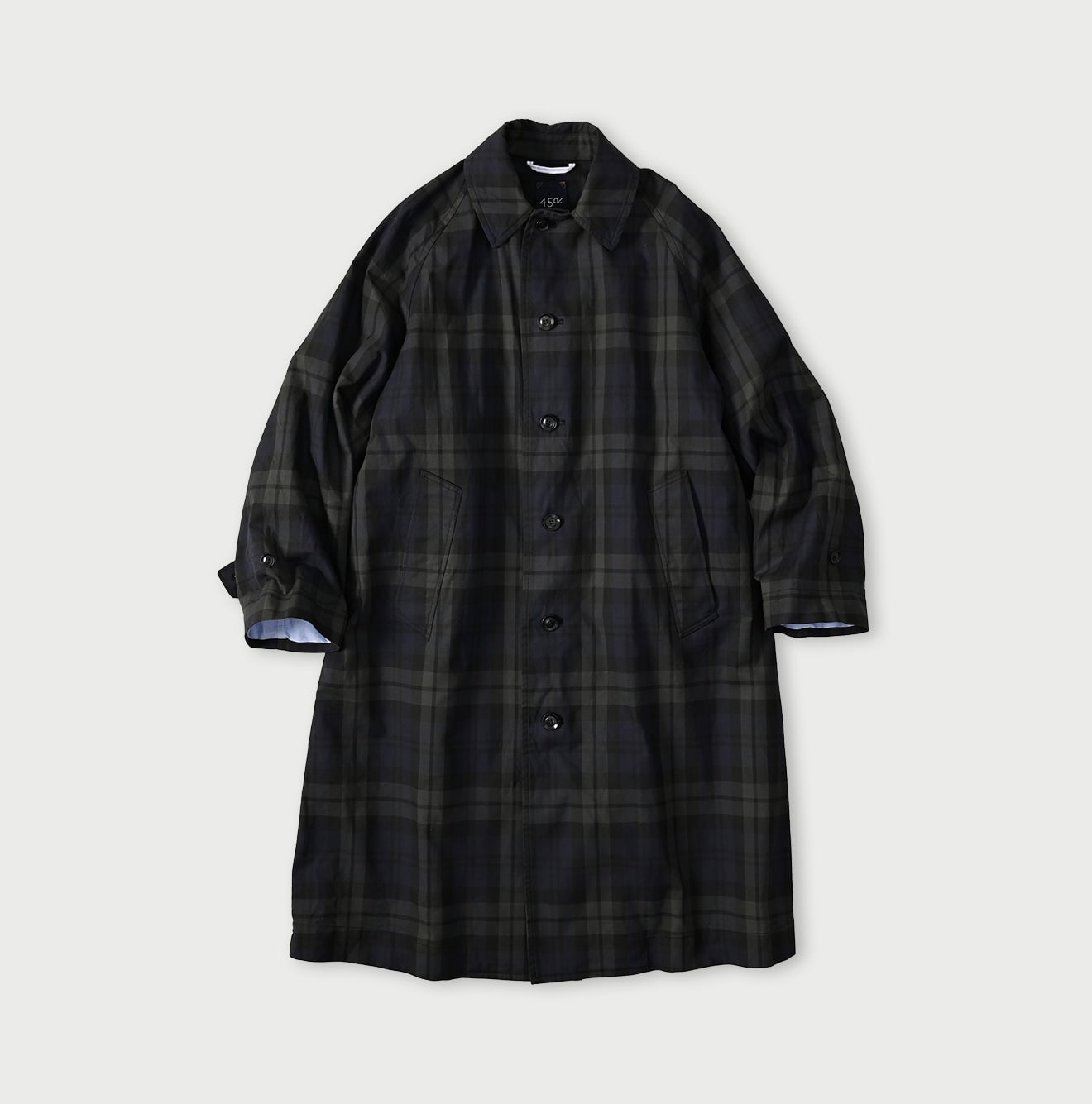 Gabardine Bulltile 908 Soutien Collar Coat