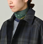 Gabardine Bulltile 908 Soutien Collar Coat Detail