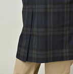 Gabardine Bulltile 908 Soutien Collar Coat Detail
