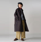 Gabardine Bulltile 908 Soutien Collar Coat Female Model