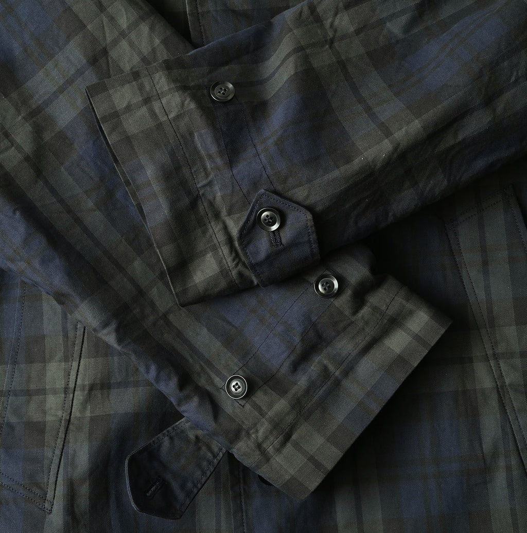 Gabardine Bulltile 908 Soutien Collar Coat Detail