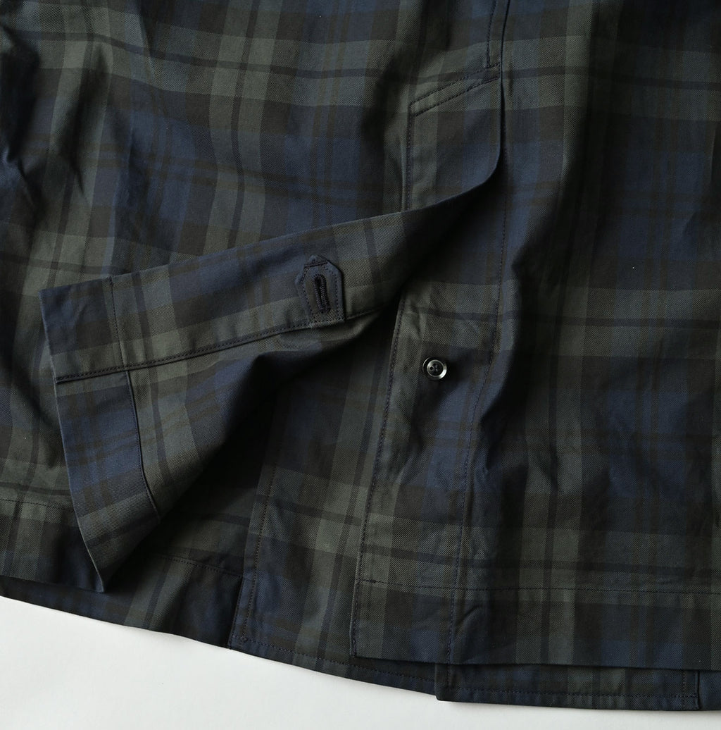 Gabardine Bulltile 908 Soutien Collar Coat Detail
