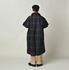 Gabardine Bulltile 908 Soutien Collar Coat Female Model