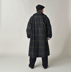 Gabardine Bulltile 908 Soutien Collar Coat Male Model